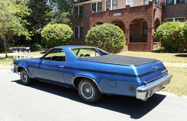 1974 Blue Chevrolet El Camino Crew Cab Pickup