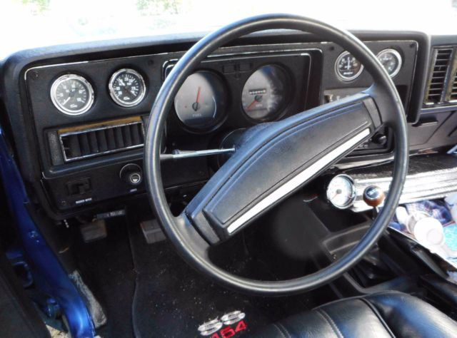 1974 Blue Chevrolet El Camino Crew Cab Pickup