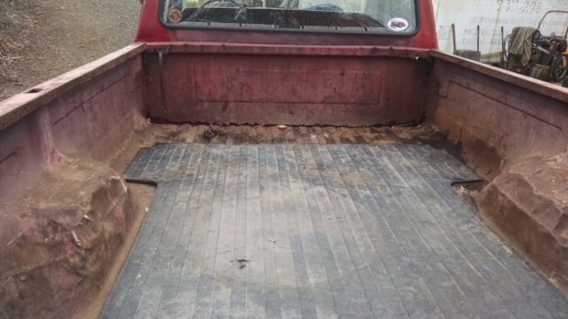 1974 Red Ford F-100 Standard Cab Pickup