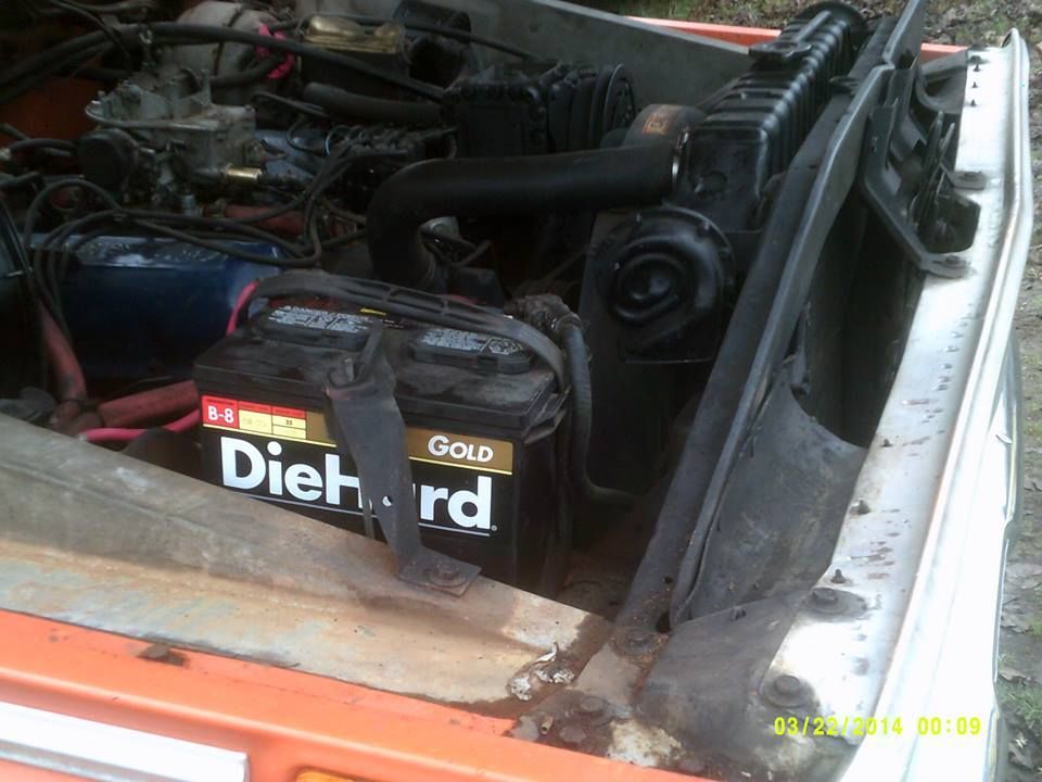 1974 Orange Ford F-250 Standard Cab Pickup