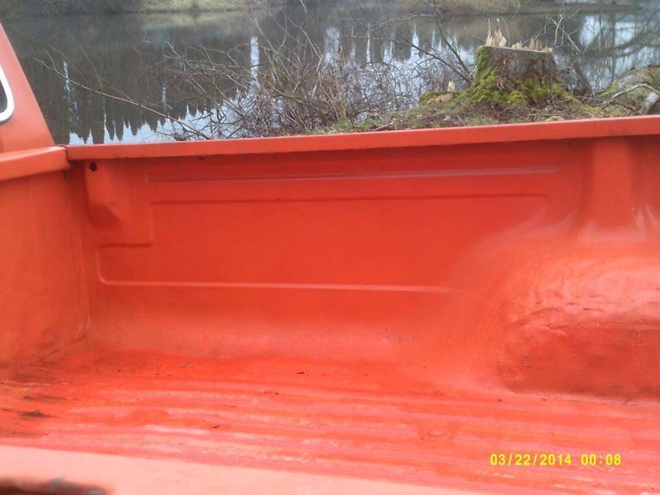 1974 Orange Ford F-250 Standard Cab Pickup