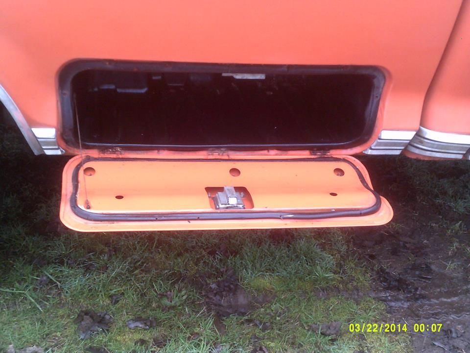 1974 Orange Ford F-250 Standard Cab Pickup