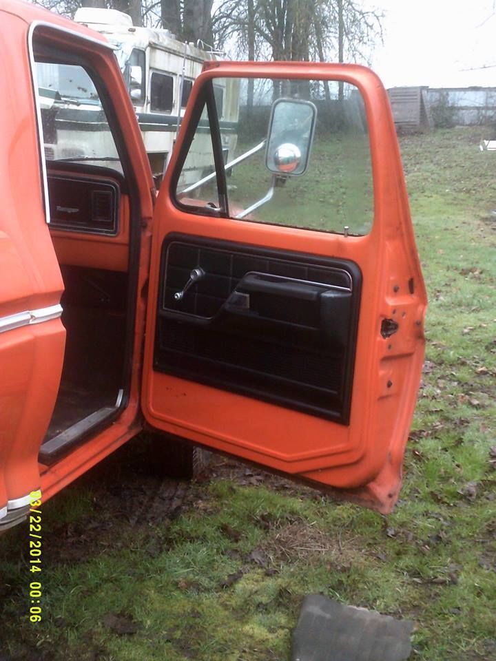 1974 Orange Ford F-250 Standard Cab Pickup