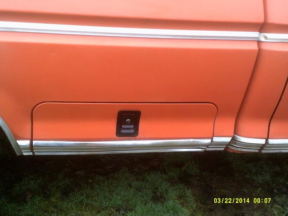 1974 Orange Ford F-250 Standard Cab Pickup