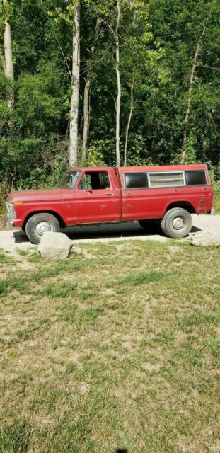 1974 Red Ford F-350 Pick up