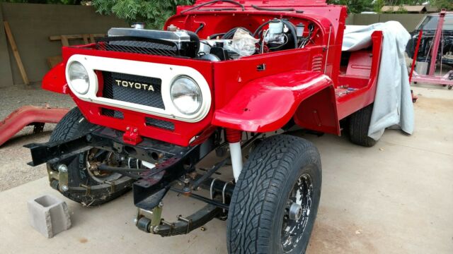 1974 Red Toyota FJ Cruiser