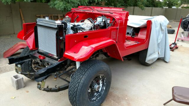 1974 Red Toyota FJ Cruiser