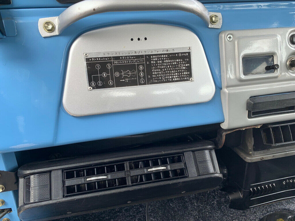 1974 Blue Toyota Land Cruiser Other