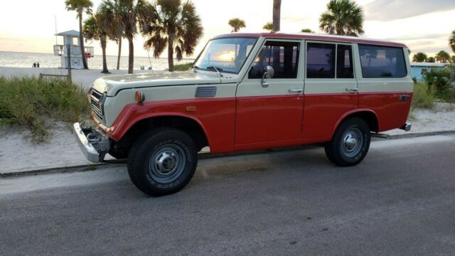 1974 Red Toyota Land Cruiser SUV