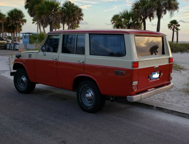 1974 Red Toyota Land Cruiser SUV