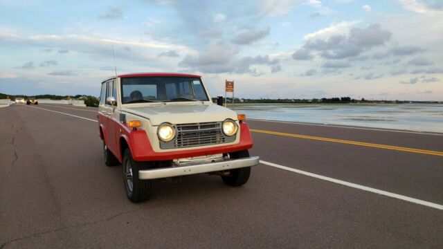 1974 Red Toyota Land Cruiser SUV
