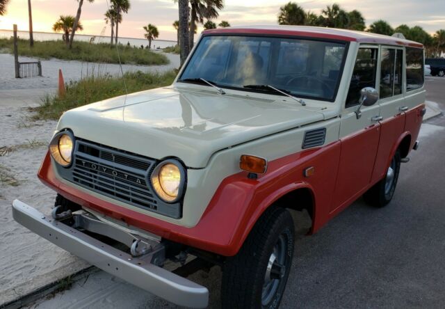 1974 Red Toyota Land Cruiser SUV