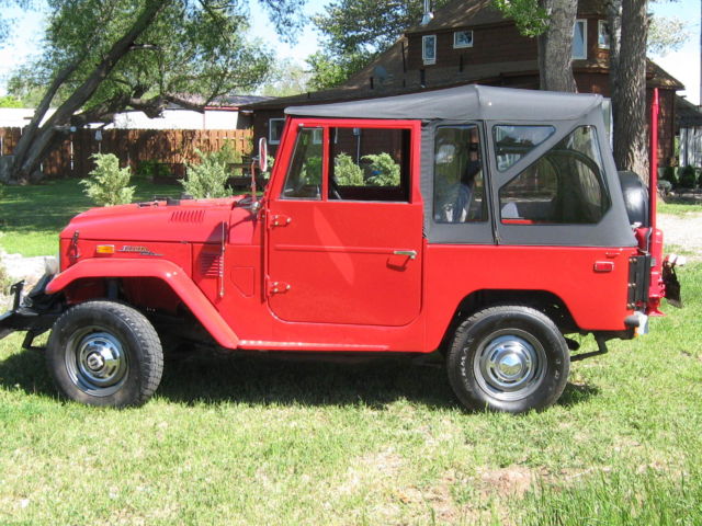 1974 Red Toyota Land Cruiser SUV