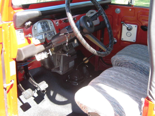 1974 Red Toyota Land Cruiser SUV