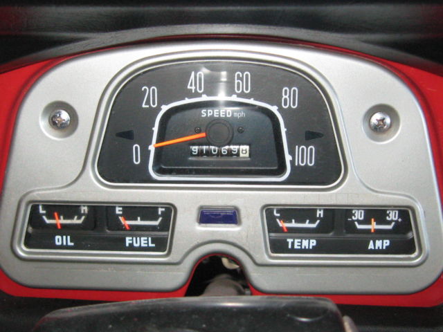 1974 Red Toyota Land Cruiser SUV