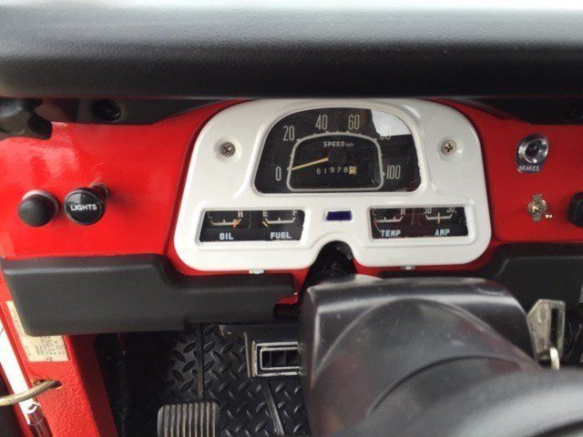 1974 Red Toyota Land Cruiser