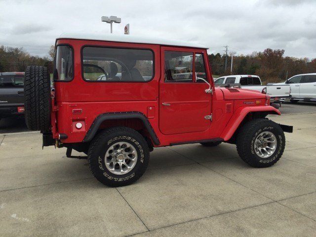 1974 Red Toyota Land Cruiser