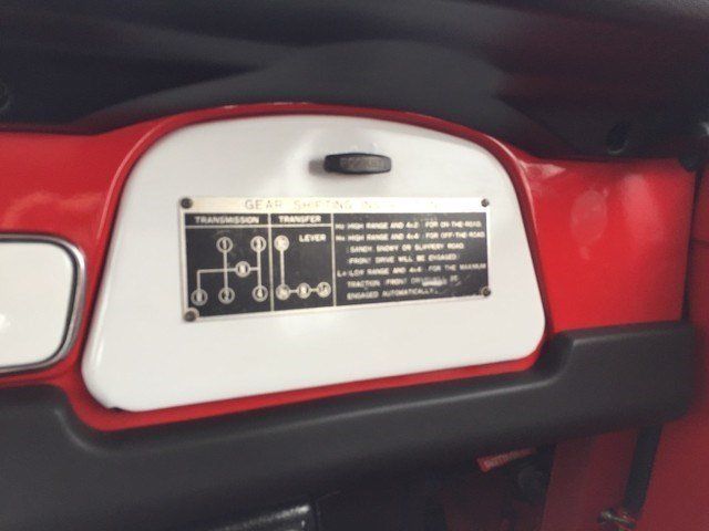 1974 Red Toyota Land Cruiser