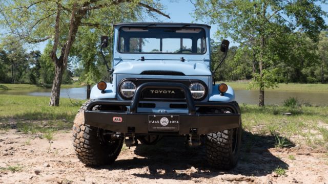 1974 Blue Toyota Land Cruiser Standard Cab Pickup