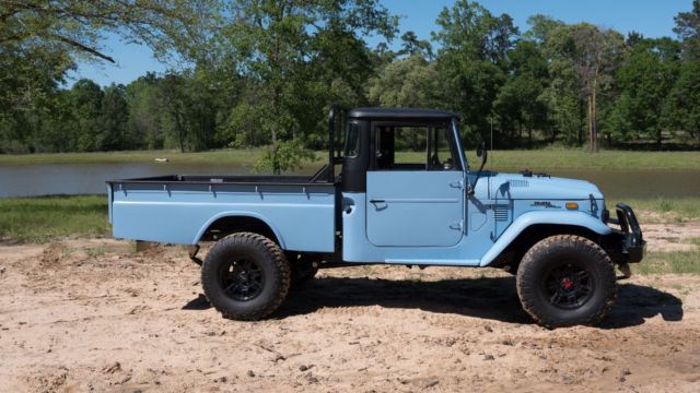 1974 Blue Toyota Land Cruiser Standard Cab Pickup