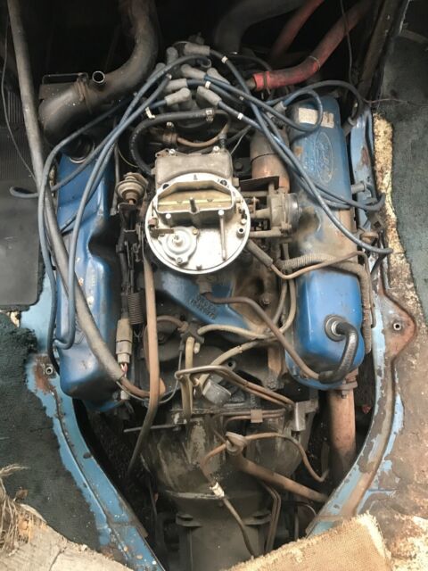 1974 Blue Ford E-Series Van