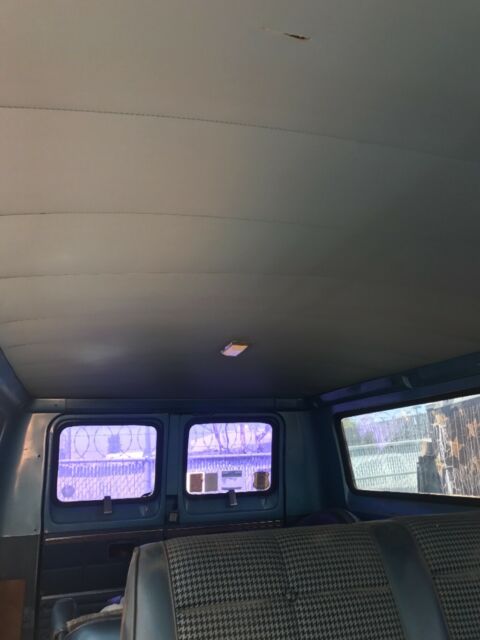 1974 Blue Ford E-Series Van