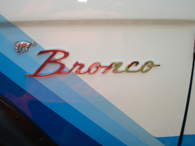 1974 Sunset Orange Ford Bronco SUV