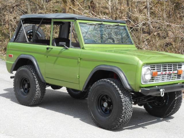 1974 Green Ford Bronco Convertible