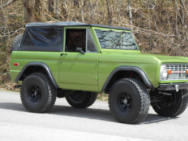 1974 Green Ford Bronco Convertible