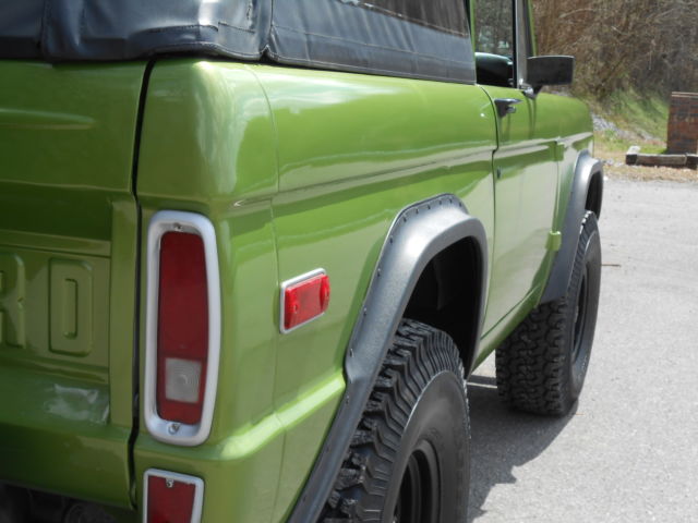 1974 Green Ford Bronco Convertible