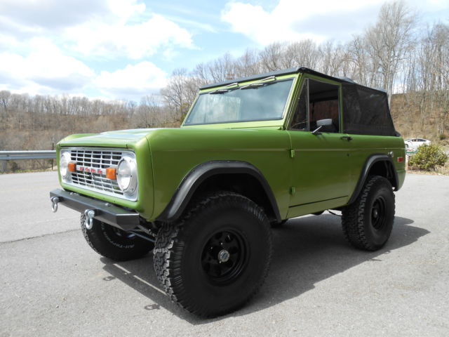 1974 Green Ford Bronco Convertible