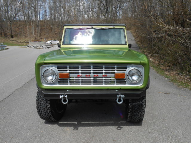 1974 Green Ford Bronco Convertible