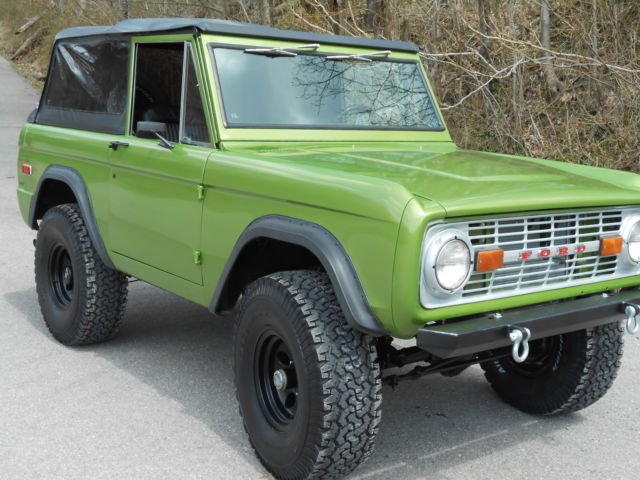 1974 Green Ford Bronco Convertible