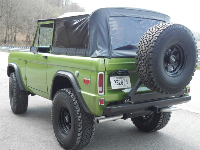 1974 Green Ford Bronco Convertible