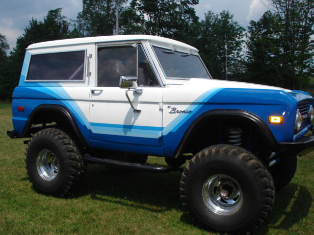 1974 Sunset Orange Ford Bronco SUV