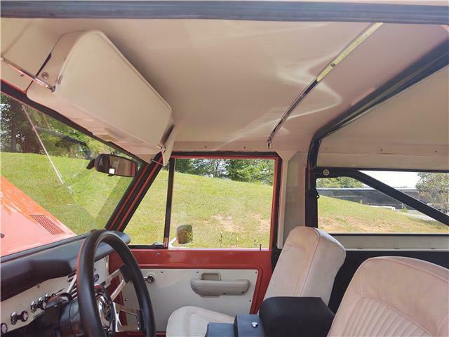 1974 Orange Ford Bronco --
