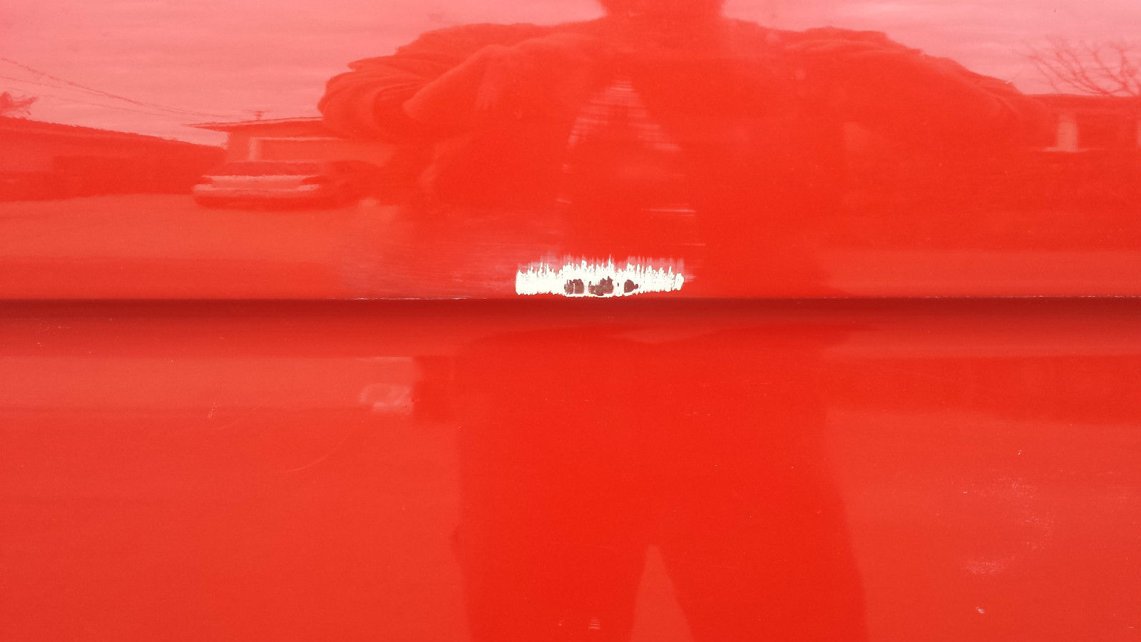 1974 Red Ford Bronco Wagon