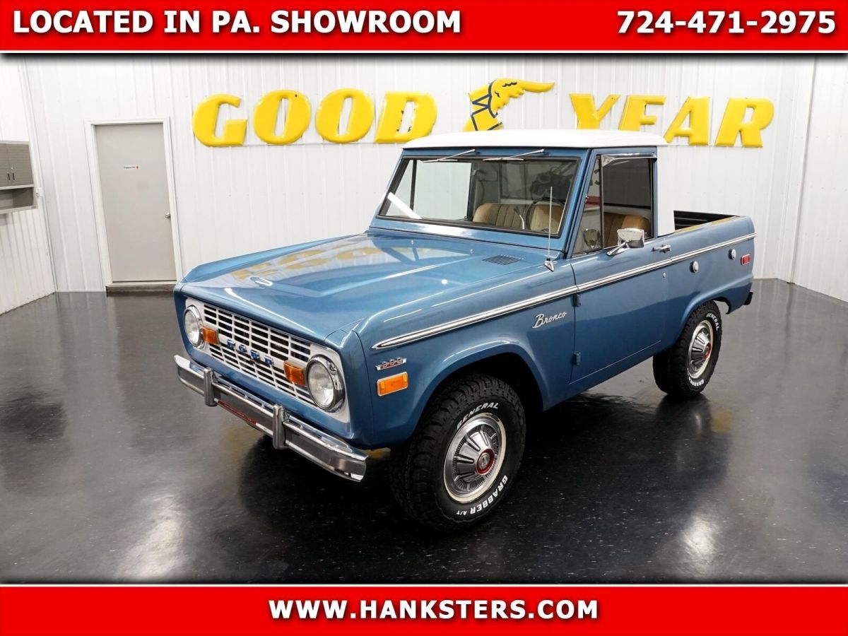 1974 Blue Ford Bronco Classic Car