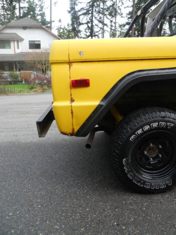 1974 Yellow Ford Bronco