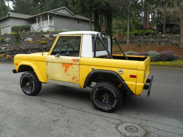 1974 Yellow Ford Bronco