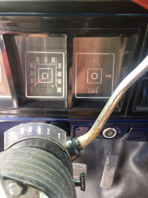 1974 Flat Blue Ford F-100 Standard Cab Pickup