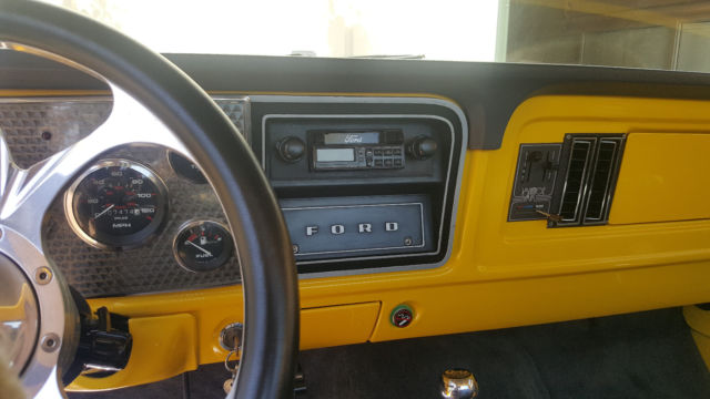1974 Yellow Ford F-100 Pickup