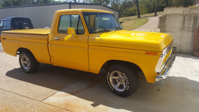 1974 Yellow Ford F-100 Pickup
