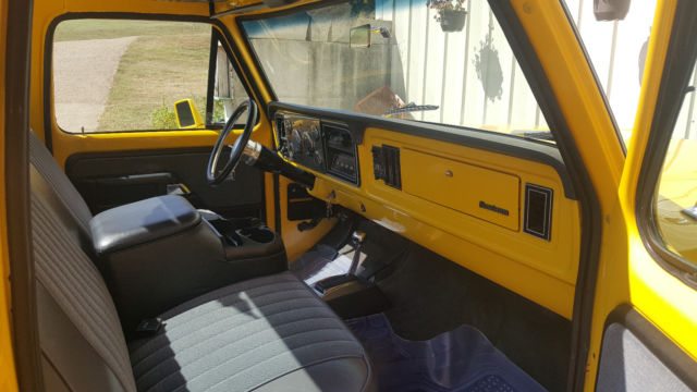 1974 Yellow Ford F-100 Pickup