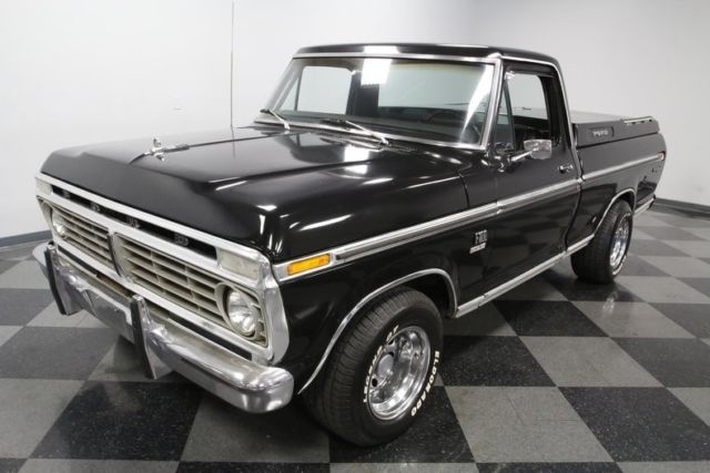 1974 Black Ford F-100 Pickup Truck