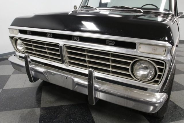 1974 Black Ford F-100 Pickup Truck