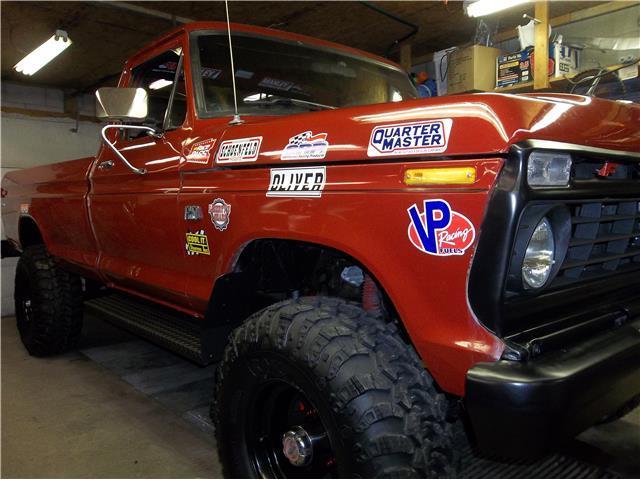1974 Red Ford f 250 --