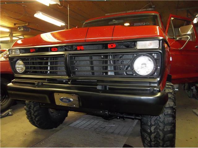 1974 Red Ford f 250 --