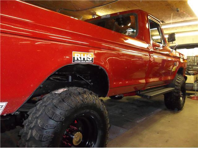 1974 Red Ford f 250 --