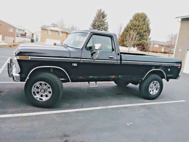 1974 Black Ford F-250 Pickup